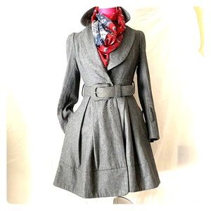 Gray pea coat
